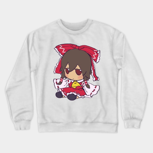 I draw reimu fumo plush / touhou memes Crewneck Sweatshirt by mudwizard